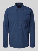 Christian Berg Men Regular Fit Hemdjacke mit Brusttasche in Marine, Gr...