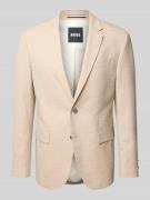 BOSS Regular Fit Anzugsakko mit Schurwollanteil Modell 'JASPER' in Bei...