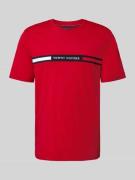 Tommy Hilfiger Regular Fit T-Shirt aus reiner Baumwolle in Rot, Größe ...