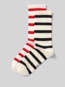 Jake*s Casual Socken aus Baumwoll-Mix mit Logo-Stitching im 2er-Pack i...