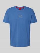 HUGO T-Shirt mit Rundhalsausschnitt Modell 'Laze' in Bleu, Größe L