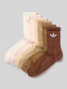 adidas Originals Socken mit Label-Print im 6er-Pack in Beige, Größe 40...