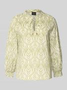 s.Oliver BLACK LABEL Regular Fit Blusenshirt aus reiner Baumwolle in G...