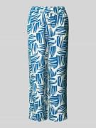 s.Oliver RED LABEL Relaxed Fit Culotte aus Viskose-Mix in Ocean, Größe...