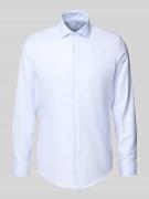 SEIDENSTICKER Slim Fit Business-Hemd mit Kentkragen in Bleu, Größe 38