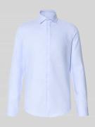 SEIDENSTICKER Slim Fit Business-Hemd mit Kentkragen in Bleu, Größe 38