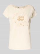 Lauren Ralph Lauren T-Shirt mit geripptem U-Boot-Ausschnitt Modell 'GR...