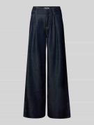 MAC Jeans mit weitem Bein und Eingrifftaschen Modell 'NAILA' in Dunkel...