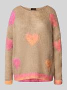 miss goodlife Oversized Leinenpullover mit Alpaka-Anteil in Strick-Opt...