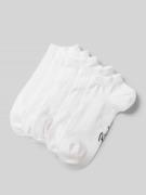 REVIEW Socken mit Label-Print im 5er-Pack in Weiss, Größe 43/46