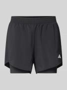adidas Sportswear Loose Fit Shorts im Double-Layer-Look in Black, Größ...
