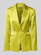 comma Blazer mit Bindegürtel in Gruen, Größe 40