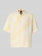 BOSS Orange Relaxed Fit Hemd aus Lyocell-Leinen-Mix Modell 'LAPISY' in...
