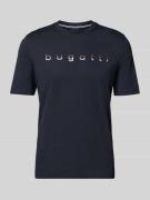 bugatti T-Shirt mit Rundhalsausschnitt in Marine, Größe L