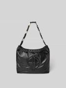 Anine Bing Shoulder Bag mit Logo-Prägung in Black, Größe 1