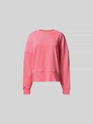 Juvia Oversized Sweatshirt aus Baumwolle in Pink, Größe L