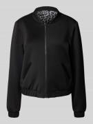 comma Wendejacke mit Reißverschluss und Eingrifftaschen in Black, Größ...