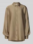 V by Vera Mont Relaxed Fit Bluse mit Umlegekragen in Hellgruen, Größe ...