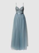 Laona Abendkleid mit Zierbesatz in Schilf, Größe 40