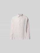 WON HUNDRED Regular Fit Freizeithemd mit Kentkragen in Rose, Größe L