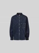 Kenzo Regular Fit Jeanshemd in Denim-Optik in Dunkelblau, Größe L