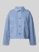 Jake*s Casual Jacke mit Knopfleiste in Bleu, Größe 38