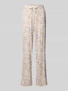 BOSS Regular Fit Pyjama-Hose aus Viskose Mix in Beige, Größe L