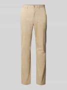 Tommy Hilfiger Relaxed Fit Hose aus Baumwoll-Mix in Beige, Größe 31/32