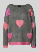 miss goodlife Relaxed Fit Strickpullover aus Wolle-Alpaka-Mix in Dunke...