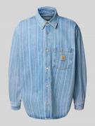 Carhartt Work In Progress Relaxed Fit Jeanshemd mit Brusttasche Modell...