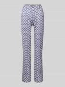 Marc Cain Feminine Fit Hose mit elastischem Bund in Lavender, Größe 34