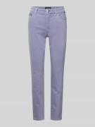 Marc Cain Slim Fit Jeans mit Eingrifftaschen in Lavender, Größe 42