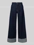MAC Wide Leg Jeans mit Eingrifftaschen Modell 'NEVADA SUPERWIDE' in Du...