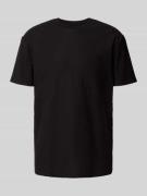 ARMANI EXCHANGE Regular Fit T-Shirt aus reiner Baumwolle mit Strukturm...