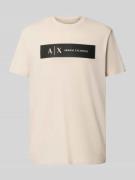 ARMANI EXCHANGE Regular Fit T-Shirt aus reiner Baumwolle mit Logo-Prin...