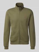 Napapijri Sweatjacke mit Stehkragen Modell 'BALIS' in Oliv, Größe L