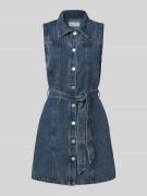 Noisy May Jeanskleid mit Bindegürtel Modell 'ALVI' in Jeansblau, Größe...