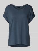 Only Relaxed Fit T-Shirt aus Viskose-Mix Modell 'MOSTER' in Rauchblau,...