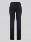 MAC Cropped Jeans mit Eingrifftaschen in Mittelbraun, Größe 36/29