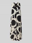 Someday Midikleid aus Viskose mit V-Ausschnitt Modell 'Qedira print' i...