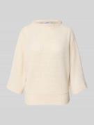 OPUS Pullover mit 3/4-Arm Modell 'Gulopi' in Sand, Größe 38