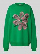 OH APRIL Oversized Sweatshirt mit Rundhalsausschnitt Modell 'Good Vibe...