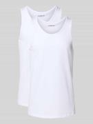 Jack & Jones Tanktop mit geripptem Rundhalsausschnitt im 2er-Pack in W...