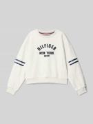 Tommy Hilfiger Teens Relaxed Fit Sweatshirt aus Baumwoll-Mix in Mittel...