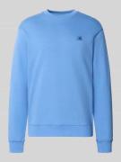 Scotch & Soda Sweatshirt mit Label-Detail in Aqua, Größe L