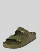 Birkenstock Slides mit Dornschließen Modell 'Arizona EVA' in Khaki, Gr...