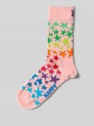 Happy Socks Socken mit Motiv-Stitching Modell 'Star Cluster' in Rosa, ...