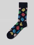 Happy Socks Socken mit Motiv-Stitching Modell 'PRETZEL' in Marine, Grö...