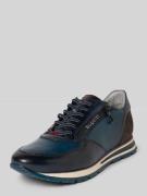 bugatti Sneaker aus Leder mit Reißverschluss Modell 'Philip' in Marine...
