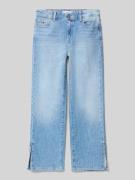 Tommy Hilfiger Teens Straight Fit Jeans aus Baumwoll-Mix in Hellblau, ...
